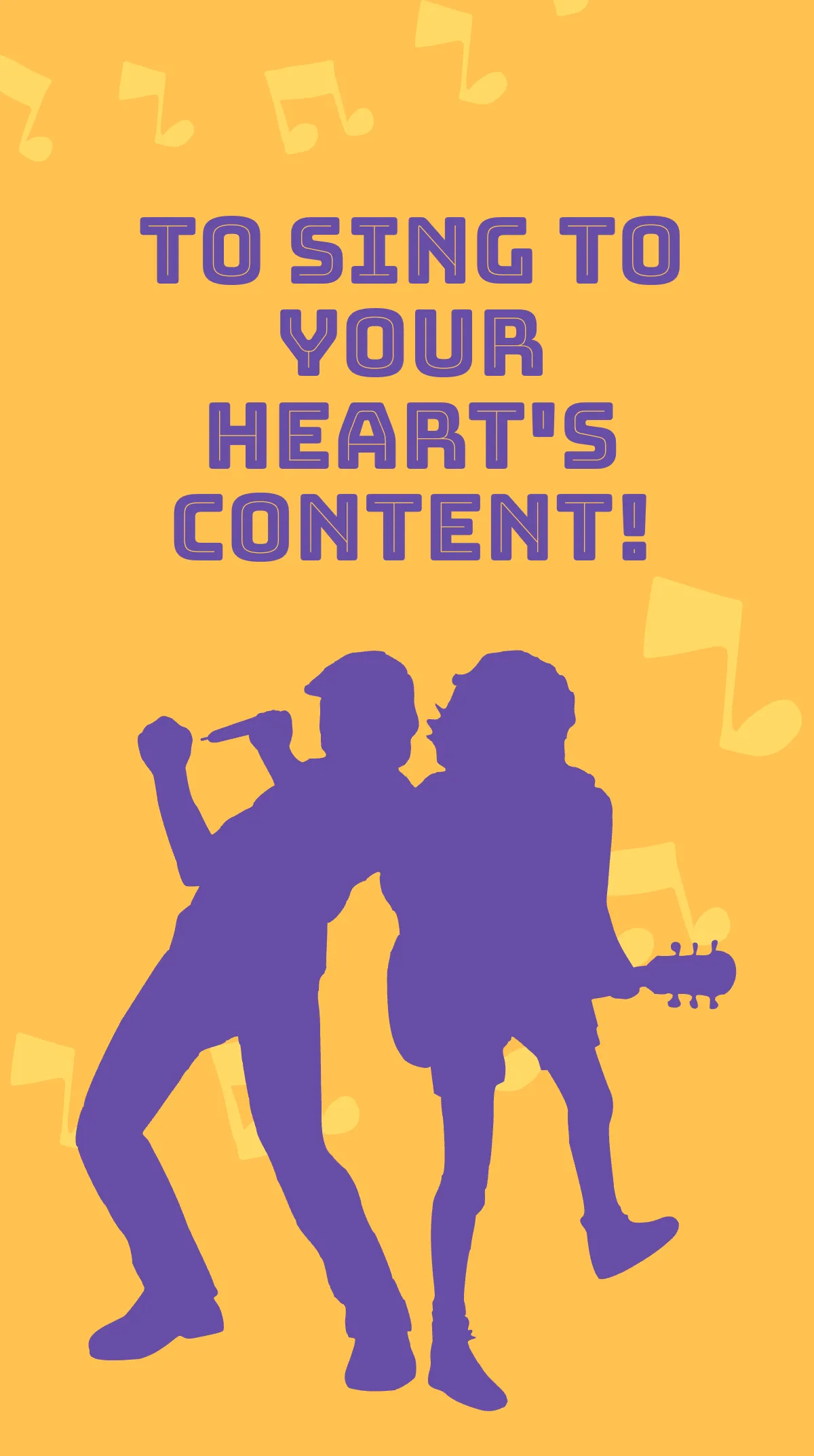 Free Karaoke Advertising Instagram Story Template to Edit Online