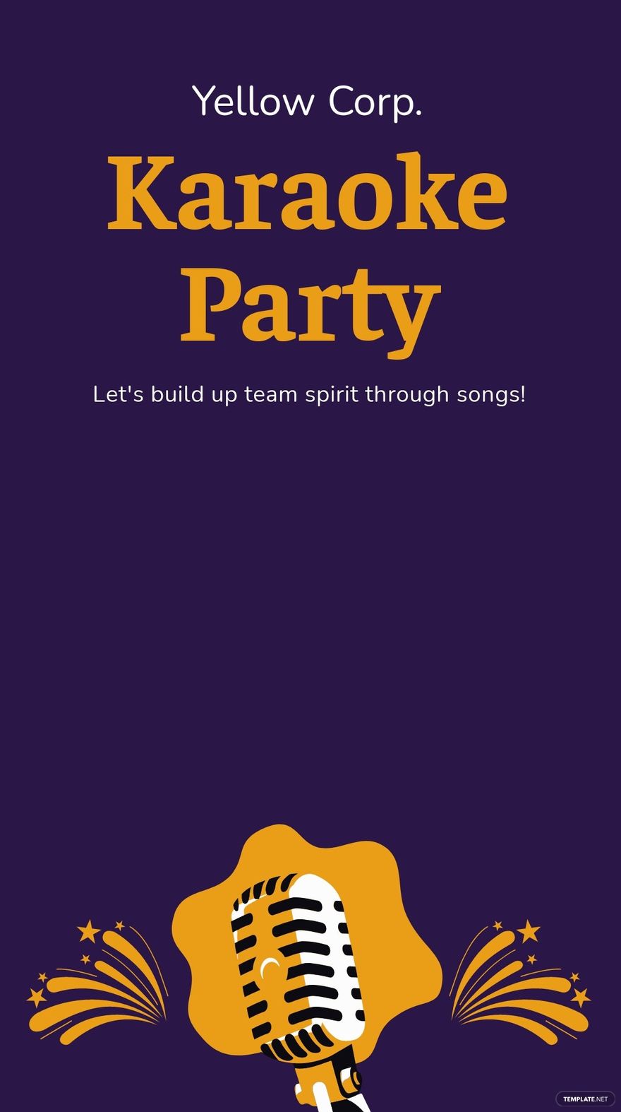 Karaoke Party Snapchat Geofilter Template