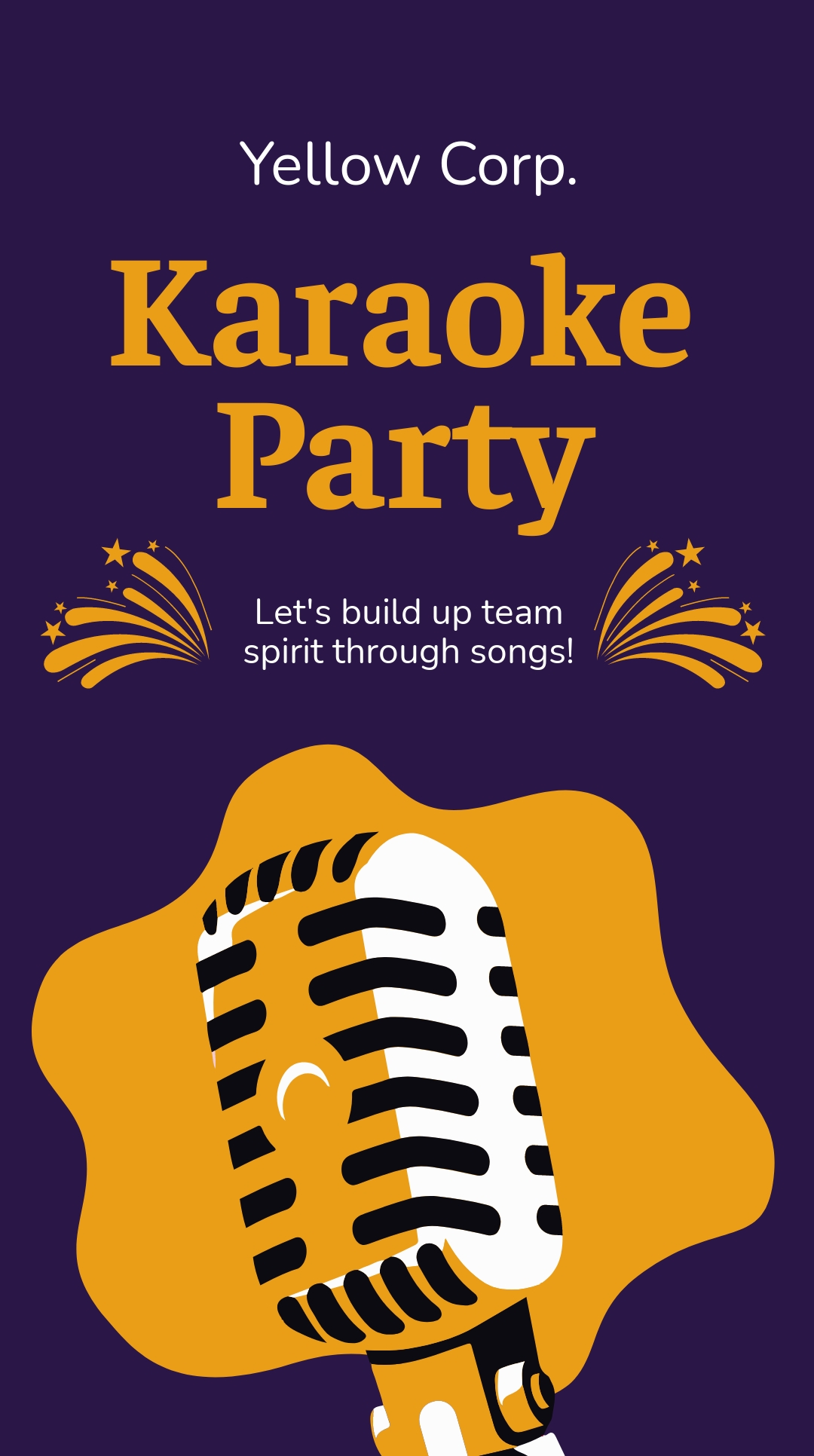 Free Karaoke Party Instagram Story Template