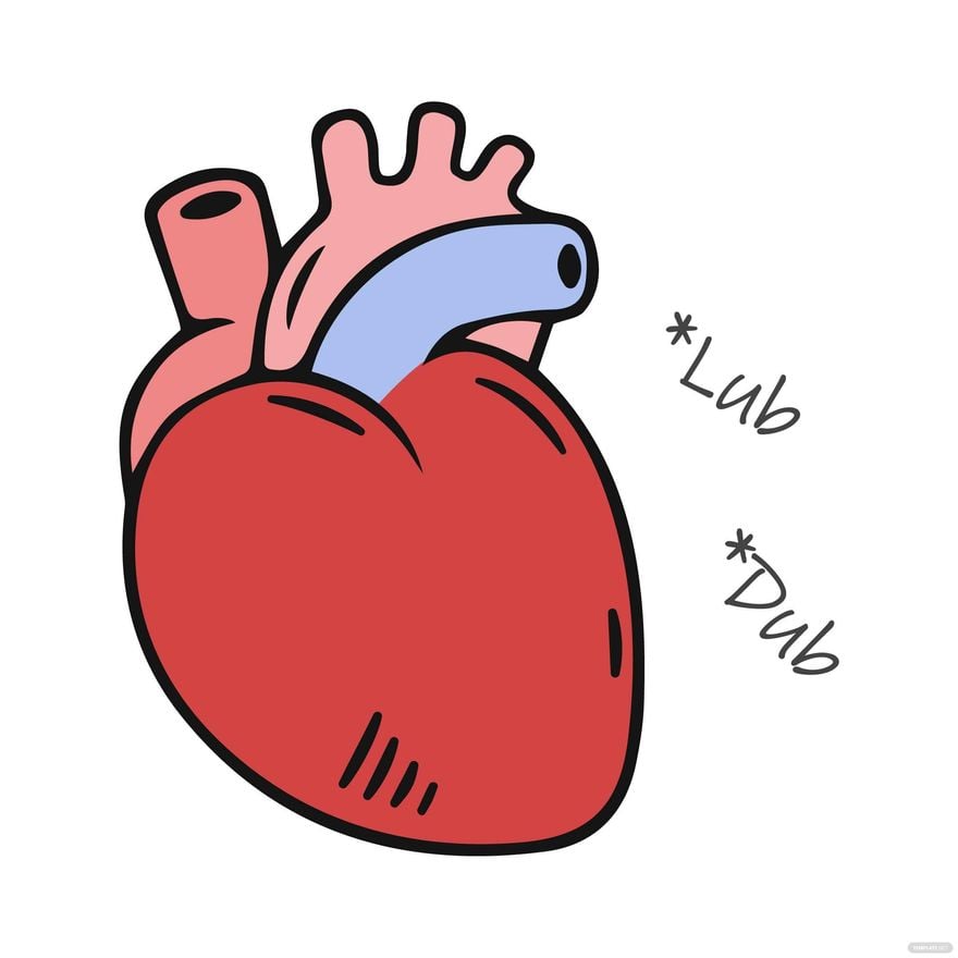 Free Beating Human Heart Clipart - EPS, Illustrator, JPG, PNG, SVG |  