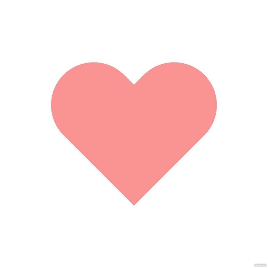 Pink Transparent Heart Clipart in Illustrator, SVG, JPG, EPS, PNG
