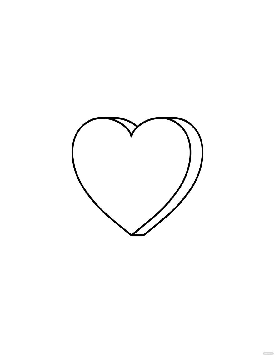 Free Easy Heart Drawing