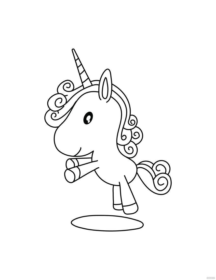 Roblox Unicorn Avatar Coloring Page, coloringwithkids.com