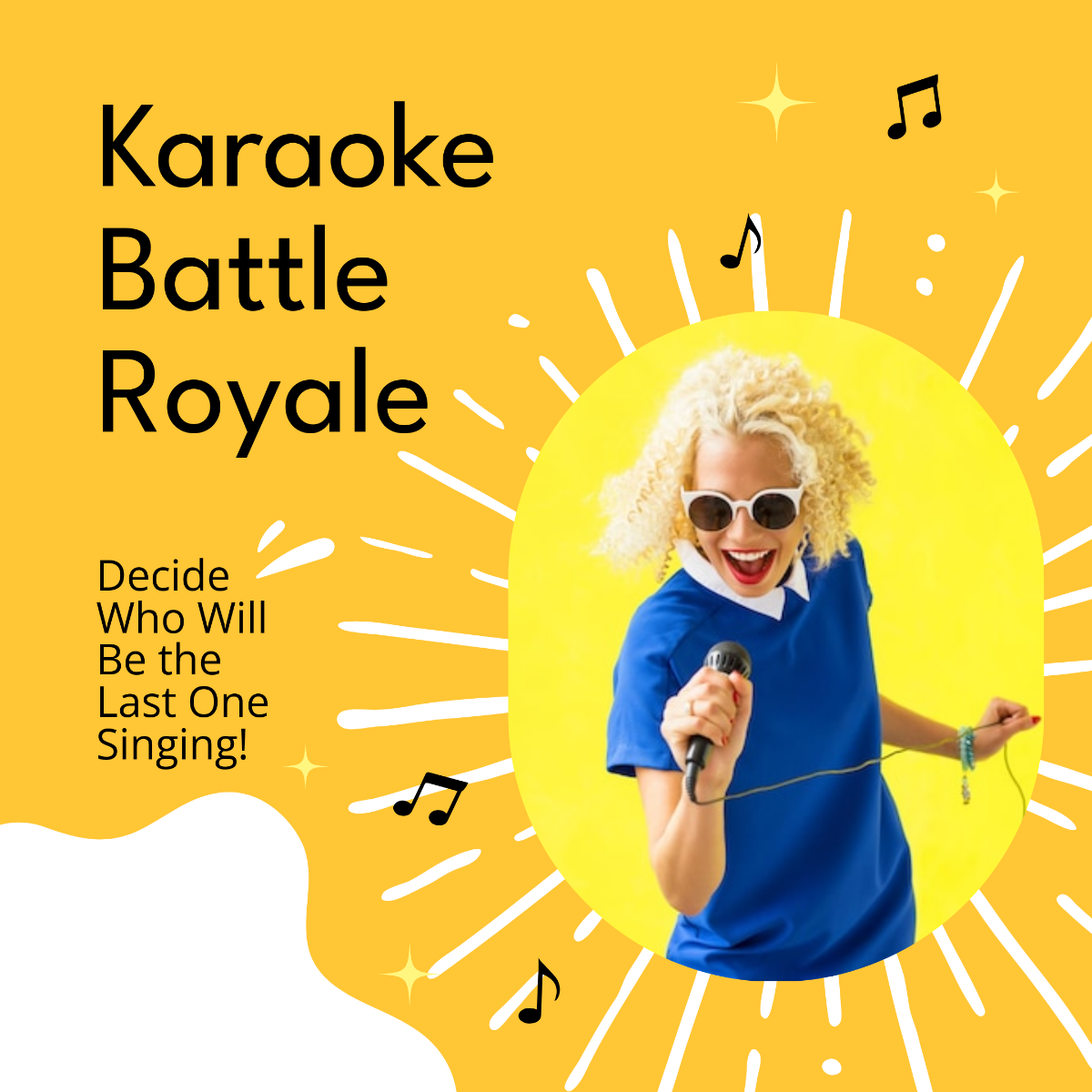 Free Karaoke Battle Instagram Post Template