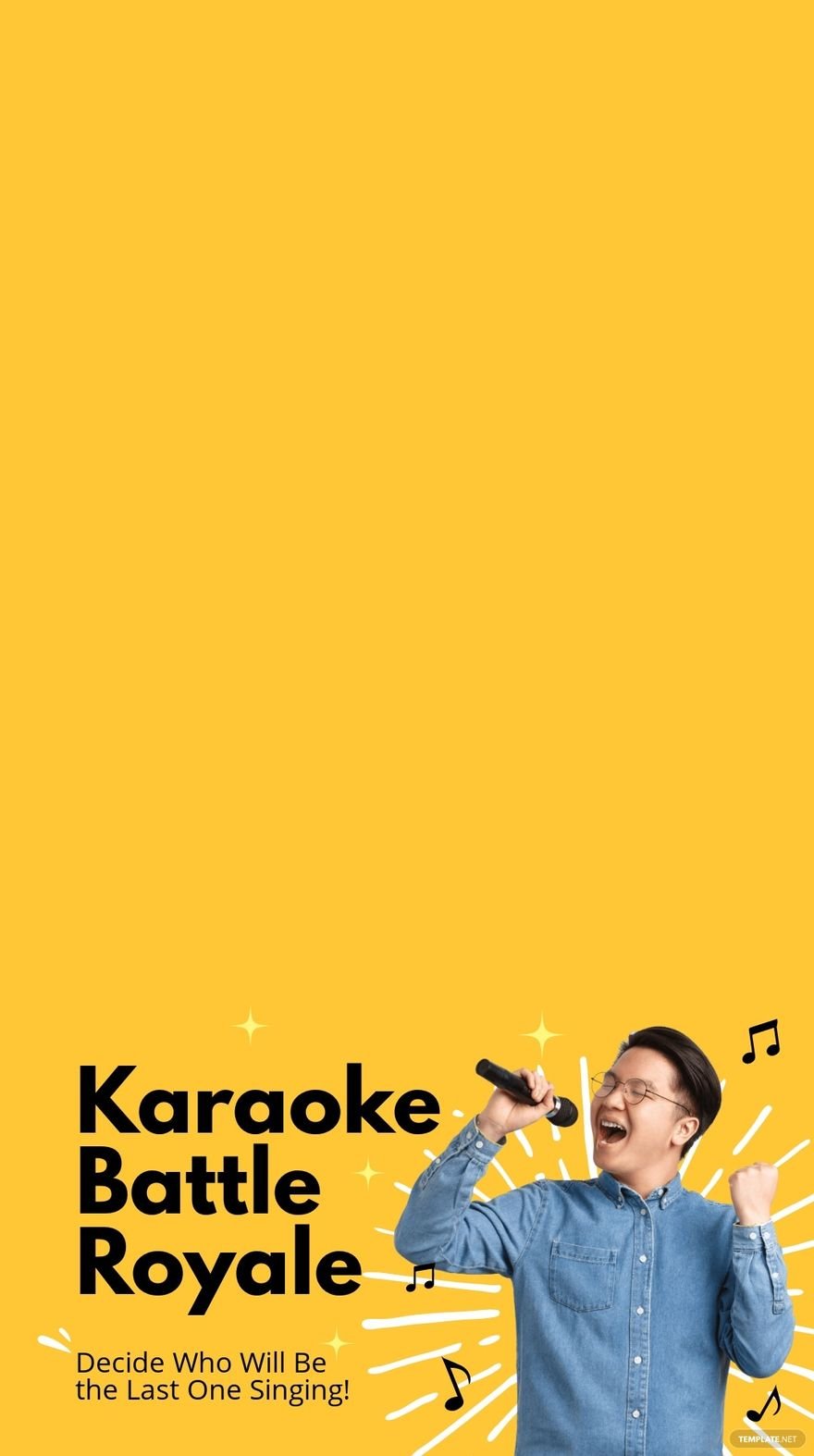 Karaoke Battle Snapchat Geofilter Template