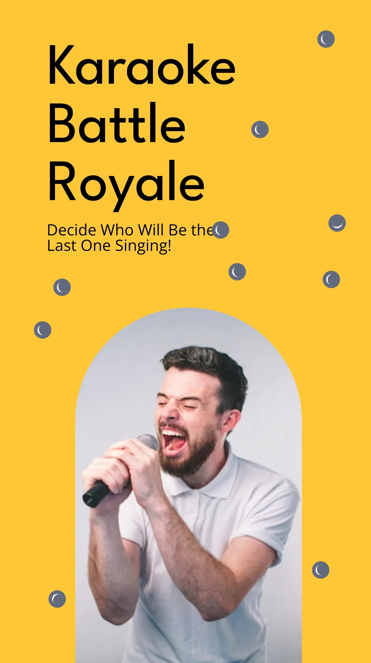 Free Karaoke Battle Whatsapp Post Template to Edit Online