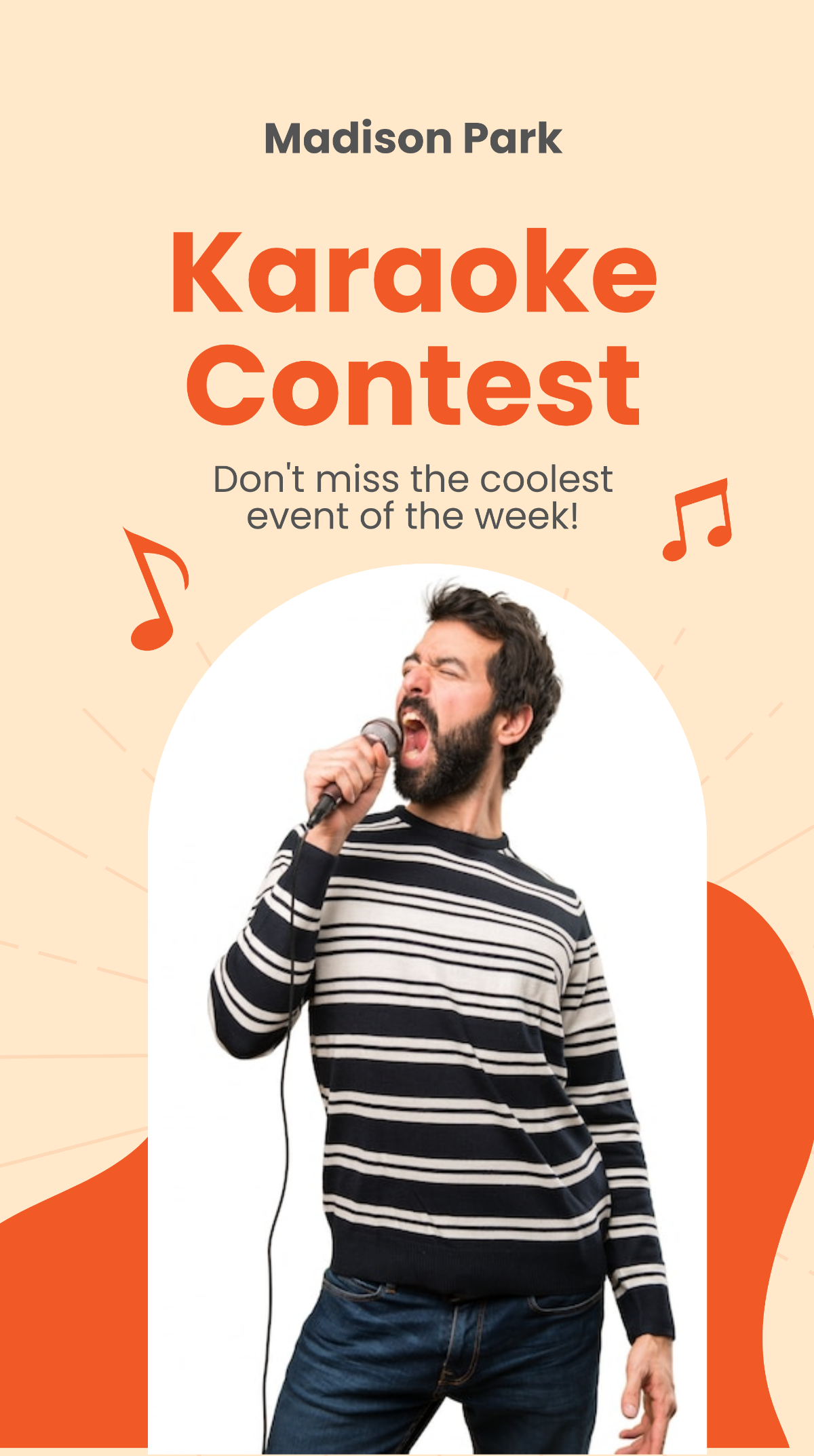 Free Karaoke Event Instagram Story Template