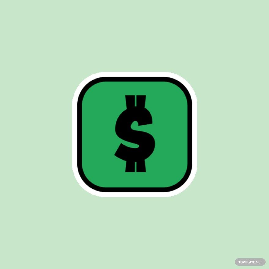 Animated Dollar Sign Sticker in GIF