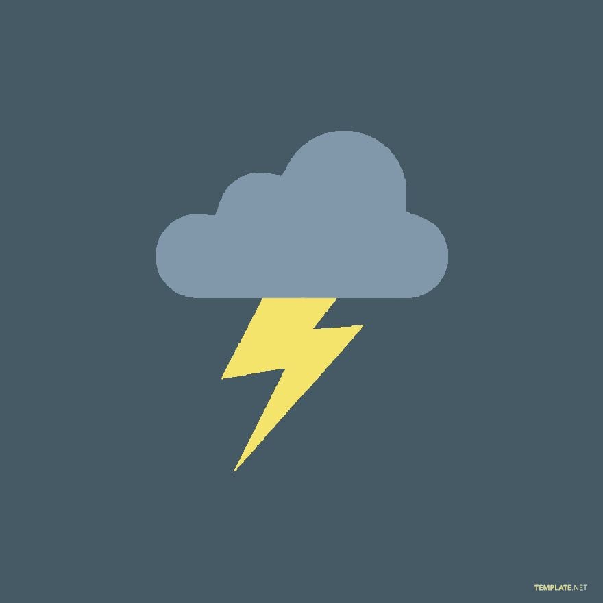 Animated Thunderstorm Sticker in GIF