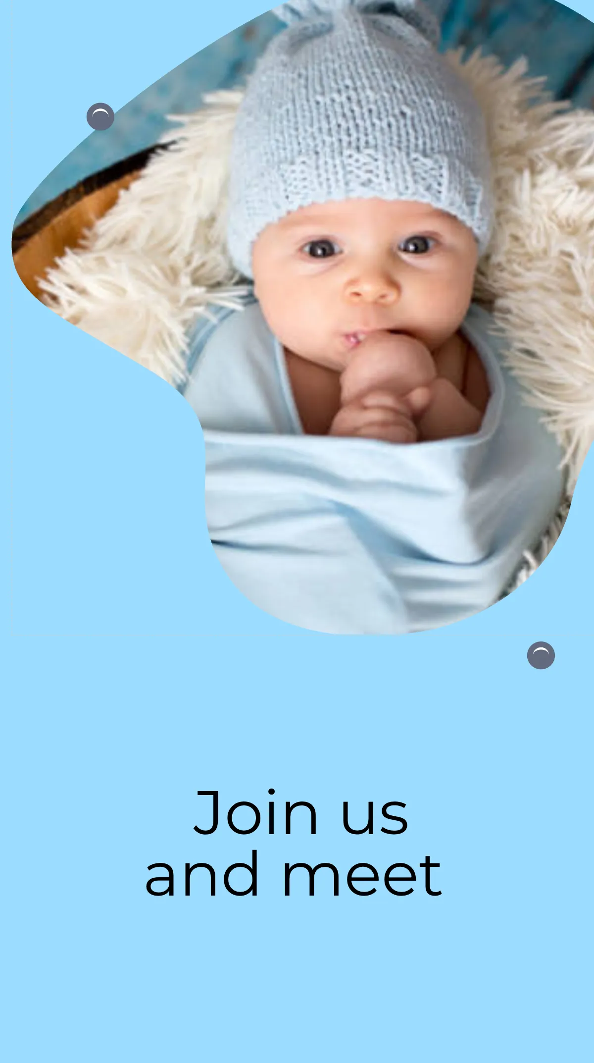 Free Baby Announcement Photo Instagram Story Template to Edit Online