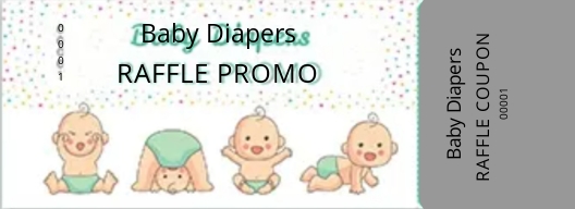 Free Diapers Raffle Ticket Template