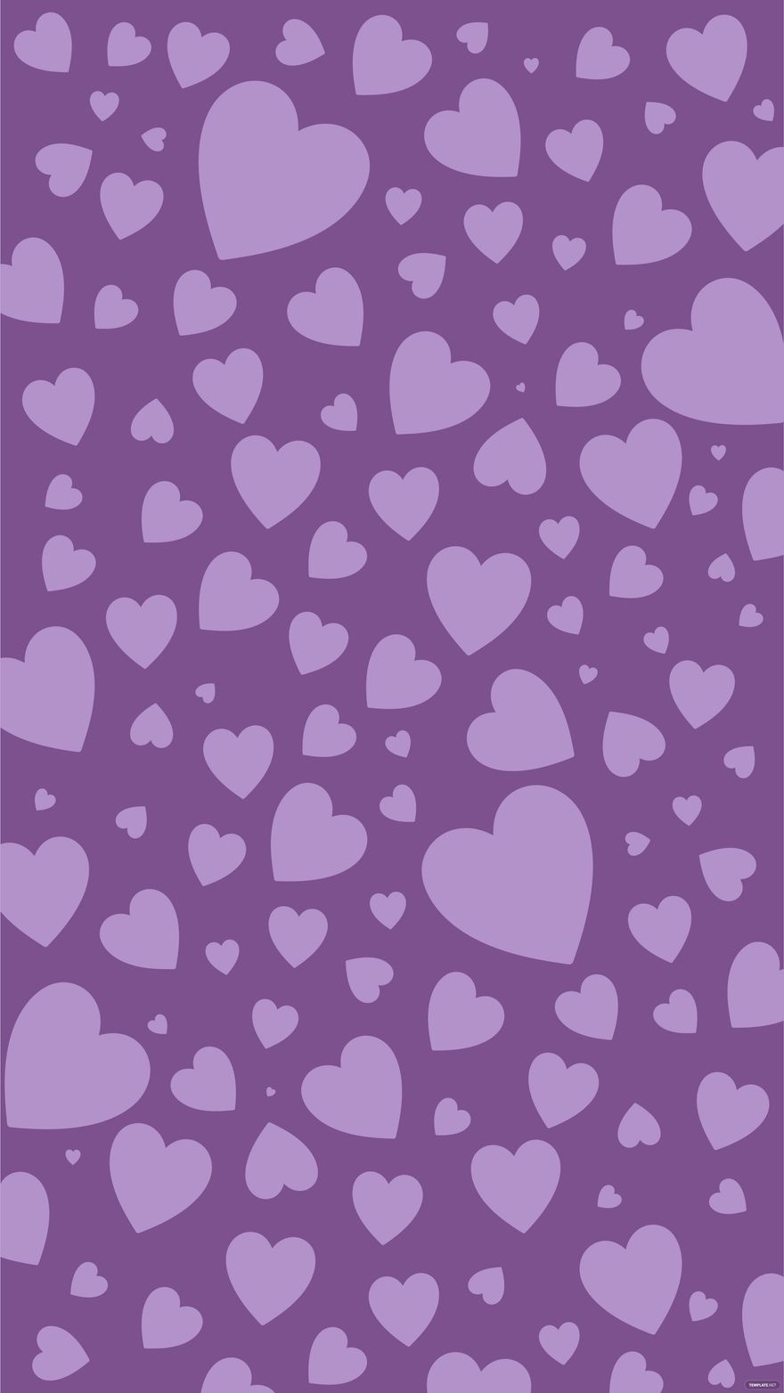 Free Iphone Purple Heart Background
