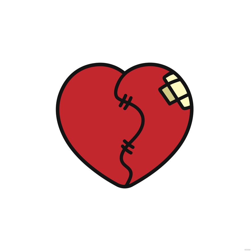 Free Wounded Heart Clipart in Illustrator, EPS, SVG, JPG, PNG