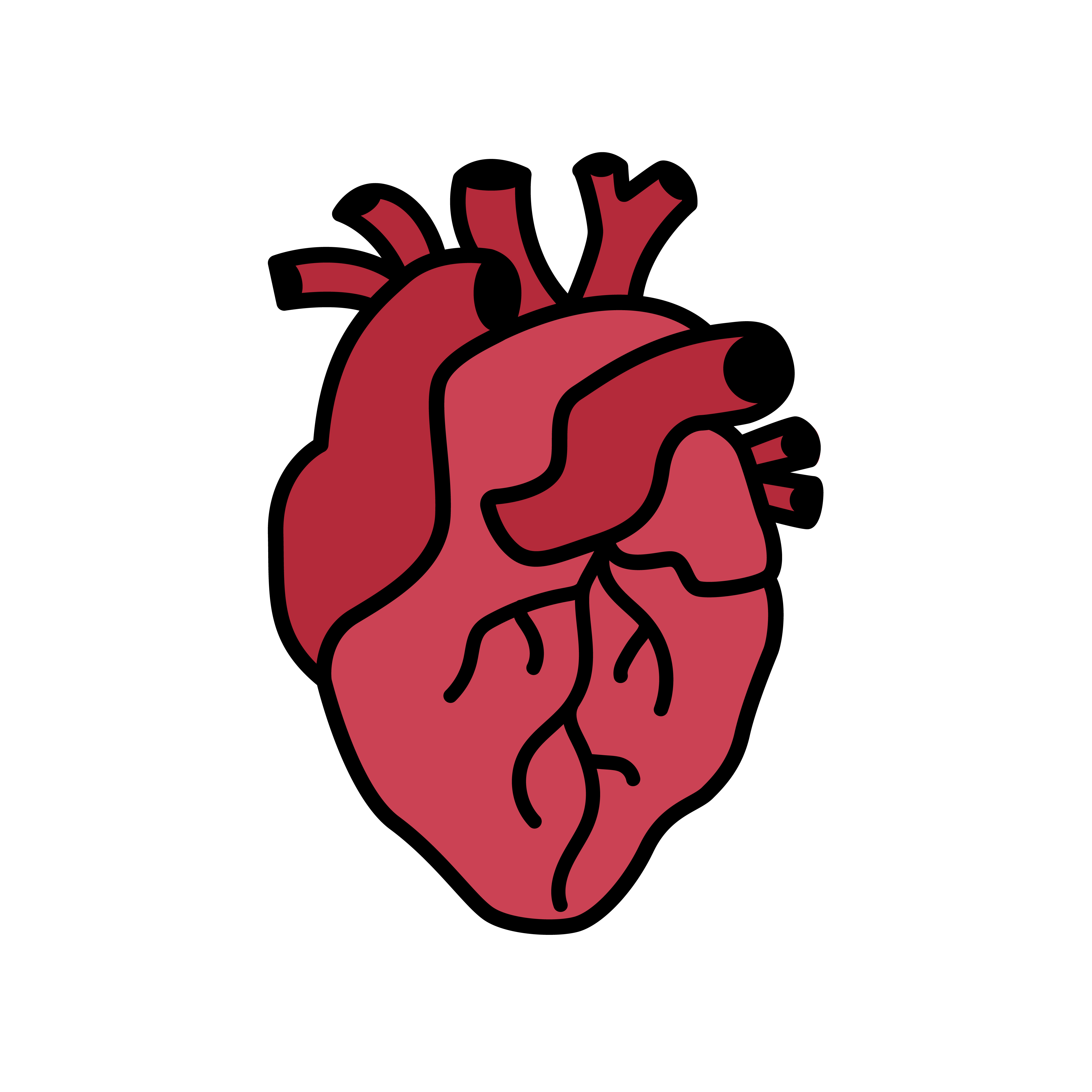 Free Simple Human Heart Clipart - Download in Illustrator, EPS, SVG ...