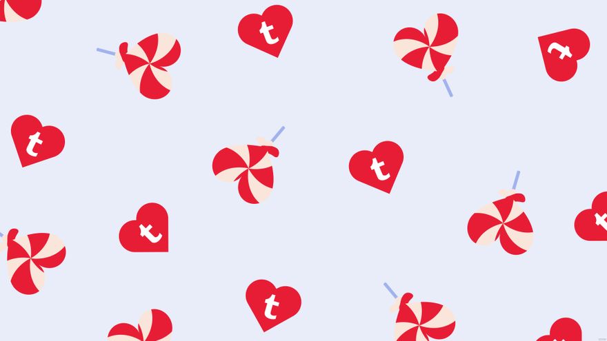 Tumblr Candy Heart Background