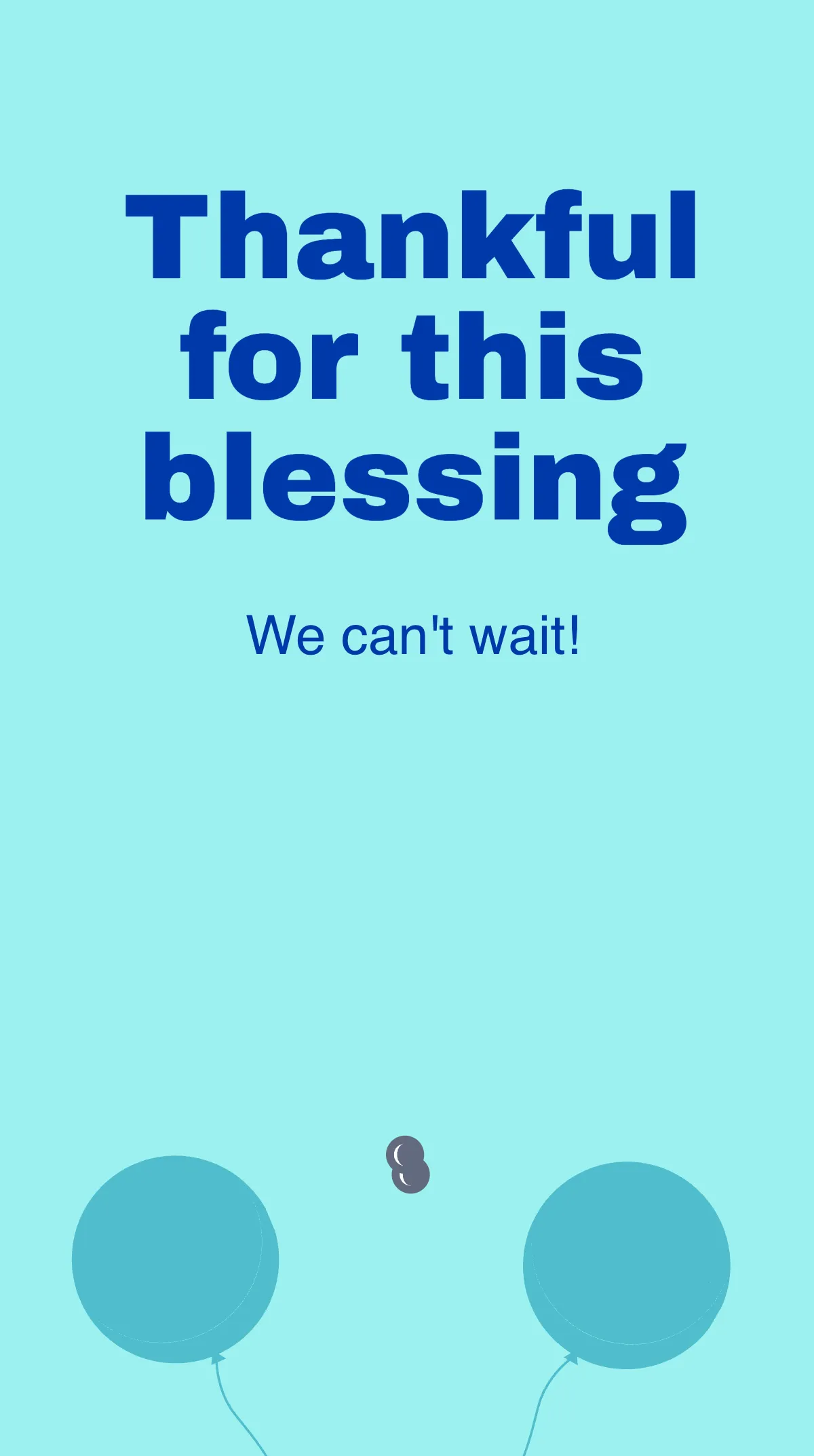 Free Boy Pregnancy Announcement Instagram Story Template to Edit Online