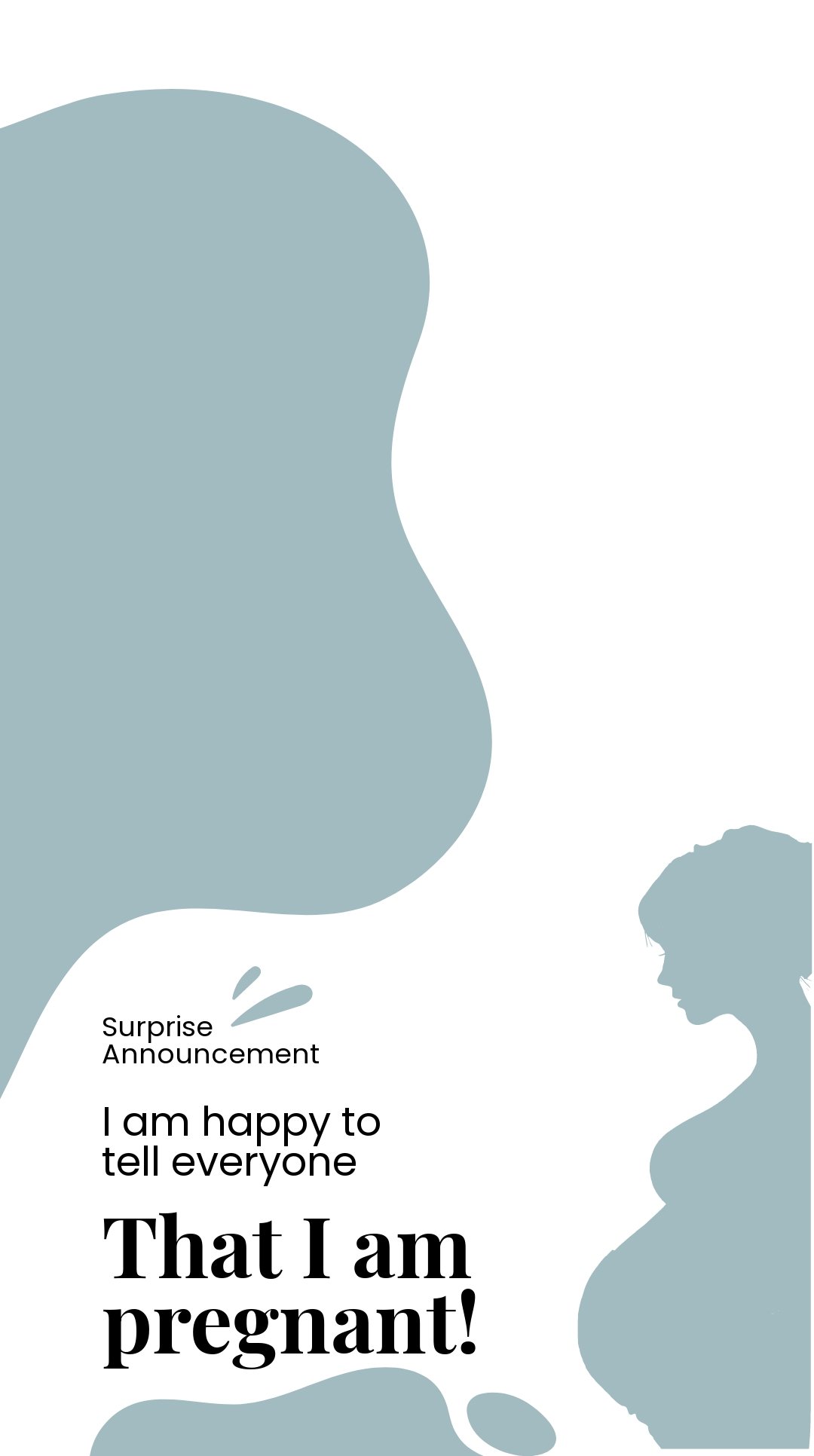 Free Surprise Pregnancy Announcement Snapchat Geofilter Template