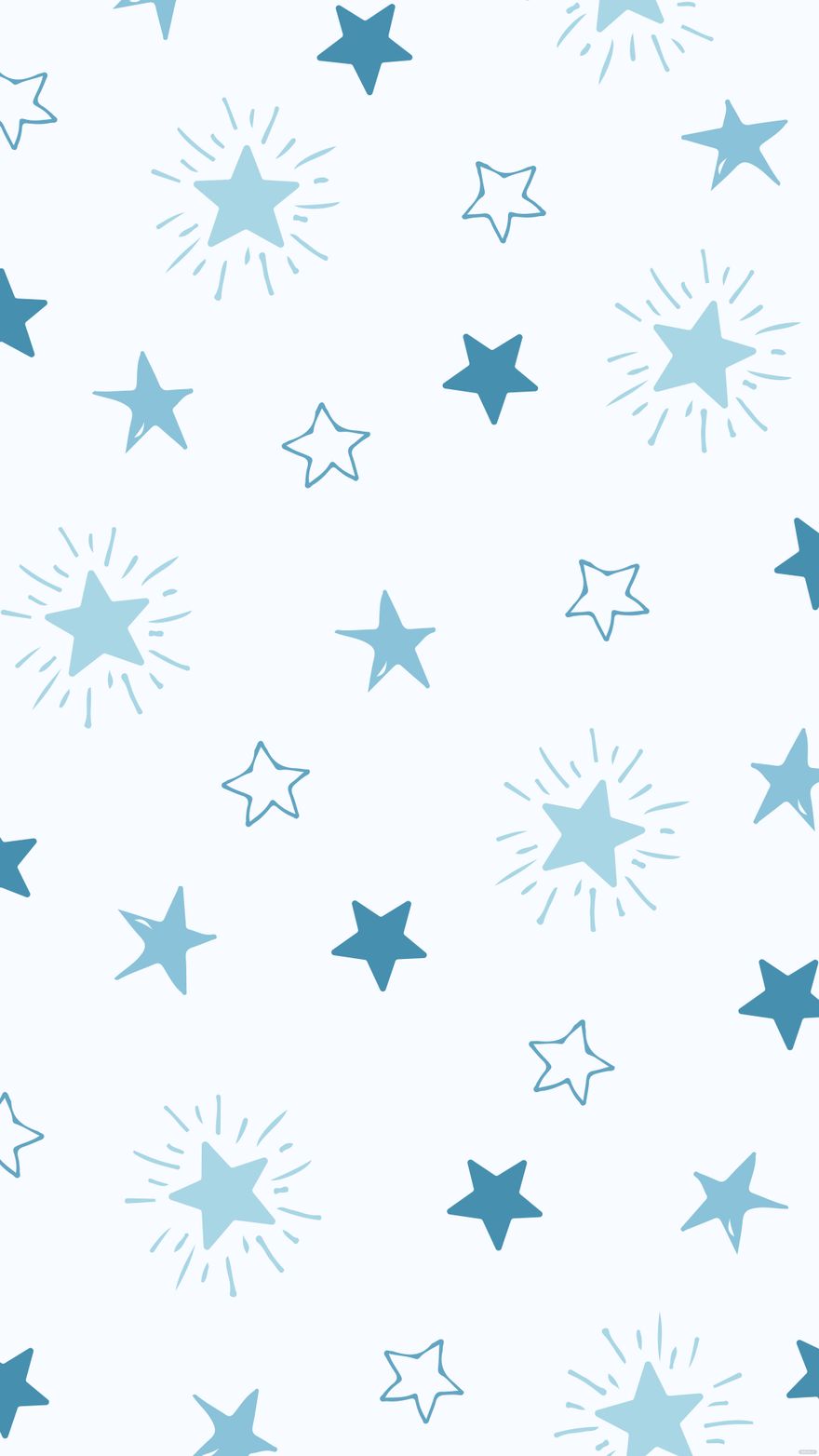 Free Blue Star Background