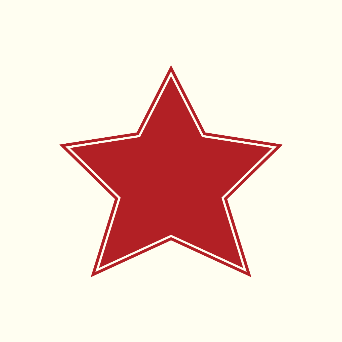 Red star PNG transparent image download, size: 600x571px
