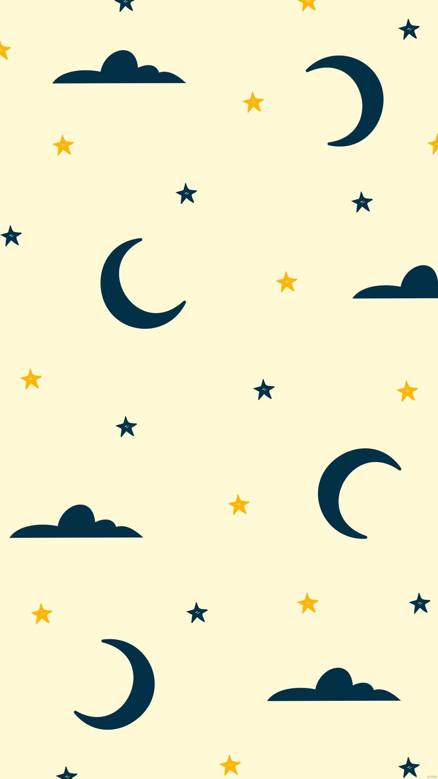 Moon and Stars Background