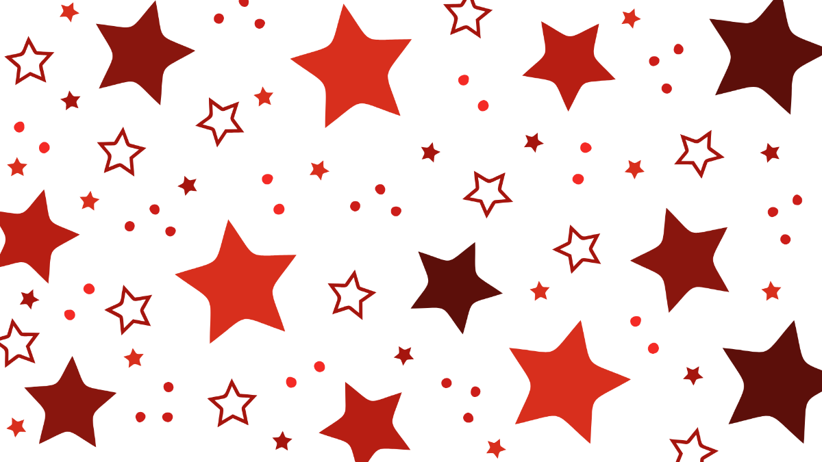 Free Red Stars Background