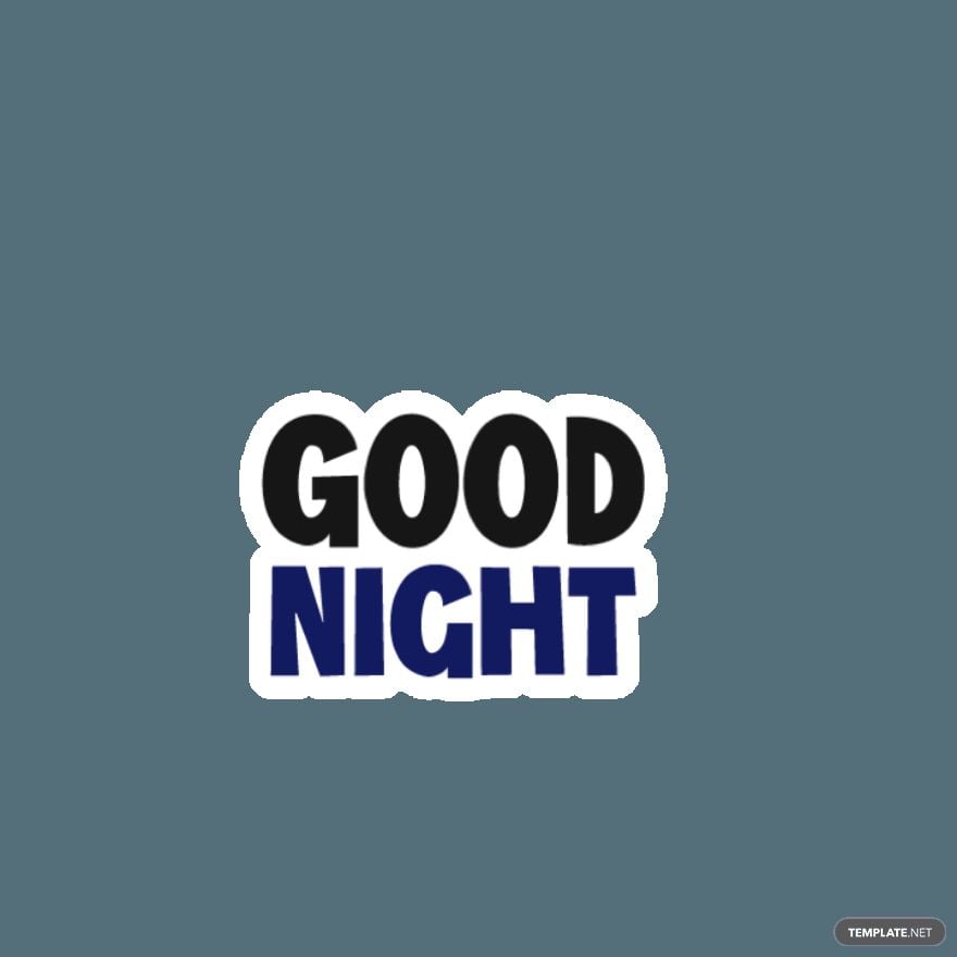 Free Animated Good Night Sticker - GIF 