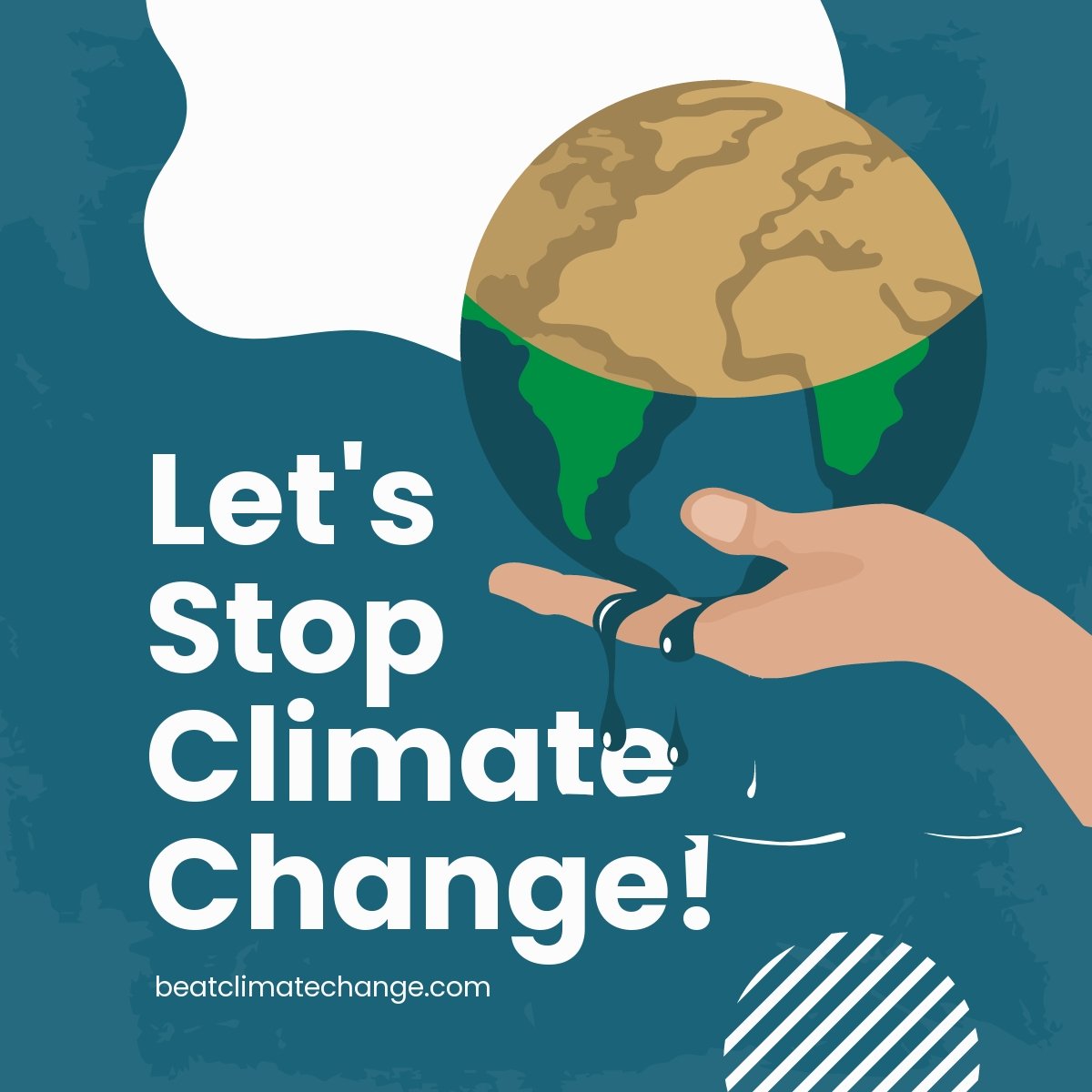 Free Climate Change Linkedin Post Template