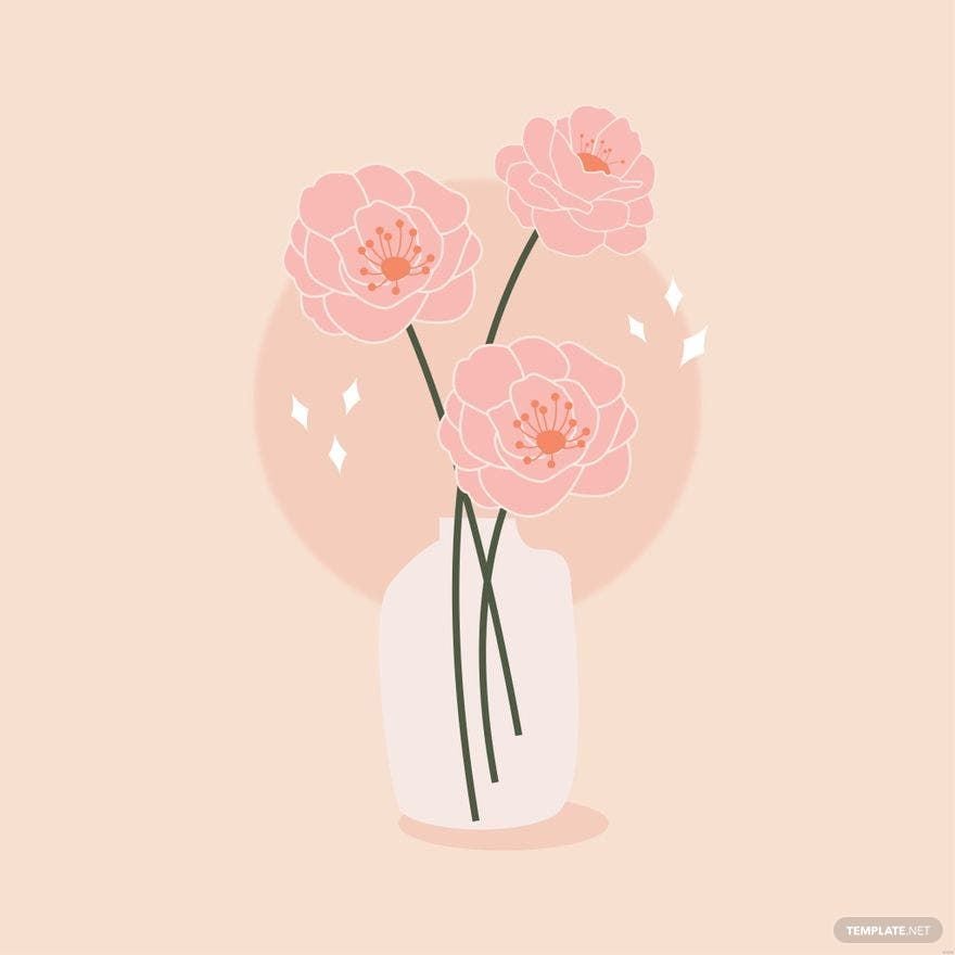 Camellia Flower Illustration in Illustrator, EPS, SVG, JPG, PNG