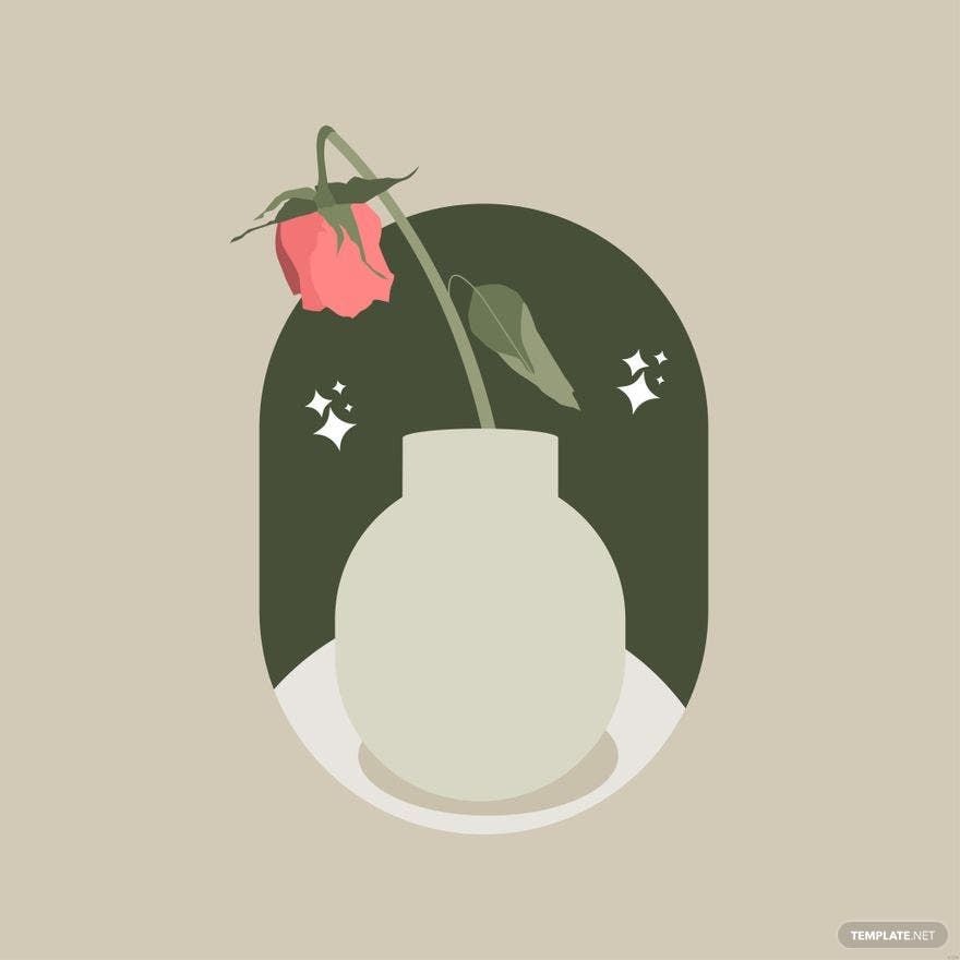 Dead Flower Illustration