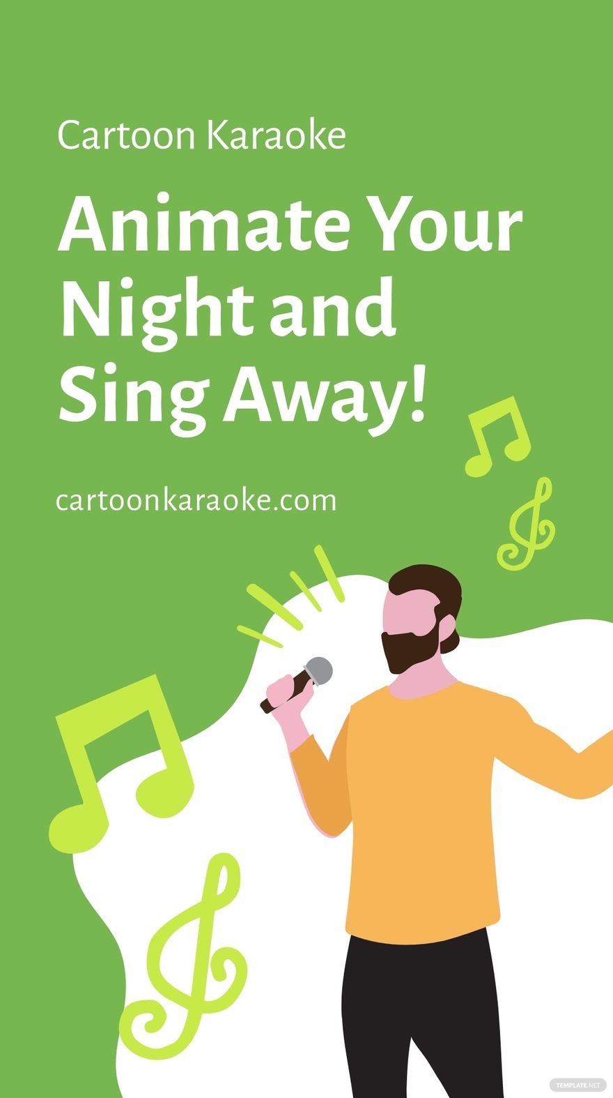 Free Animated Karaoke Instagram Story Template