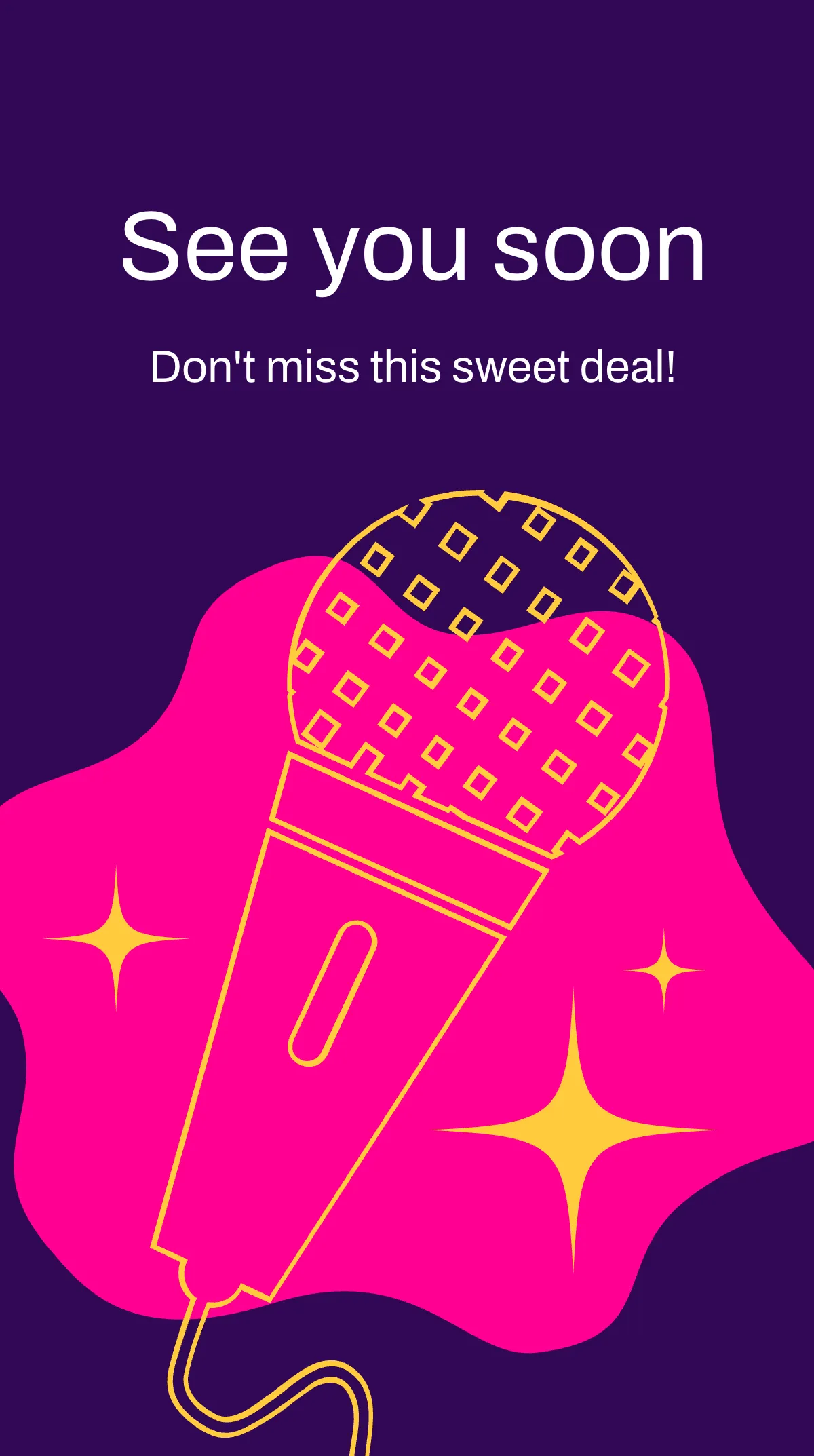 Free Karaoke Night Party Instagram Story Template to Edit Online