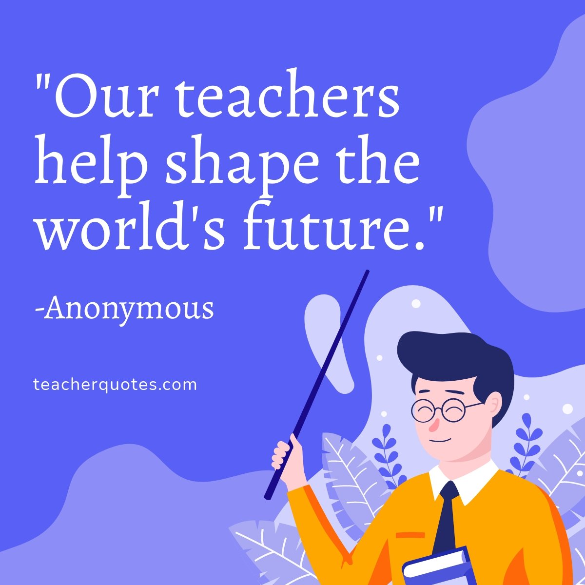 Free Teacher's Day Quote Linkedin Post Template