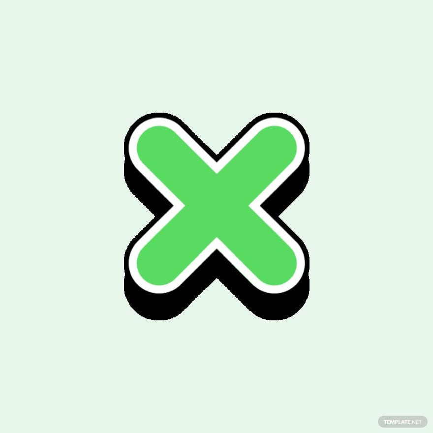 Animated Multiply Sign Sticker