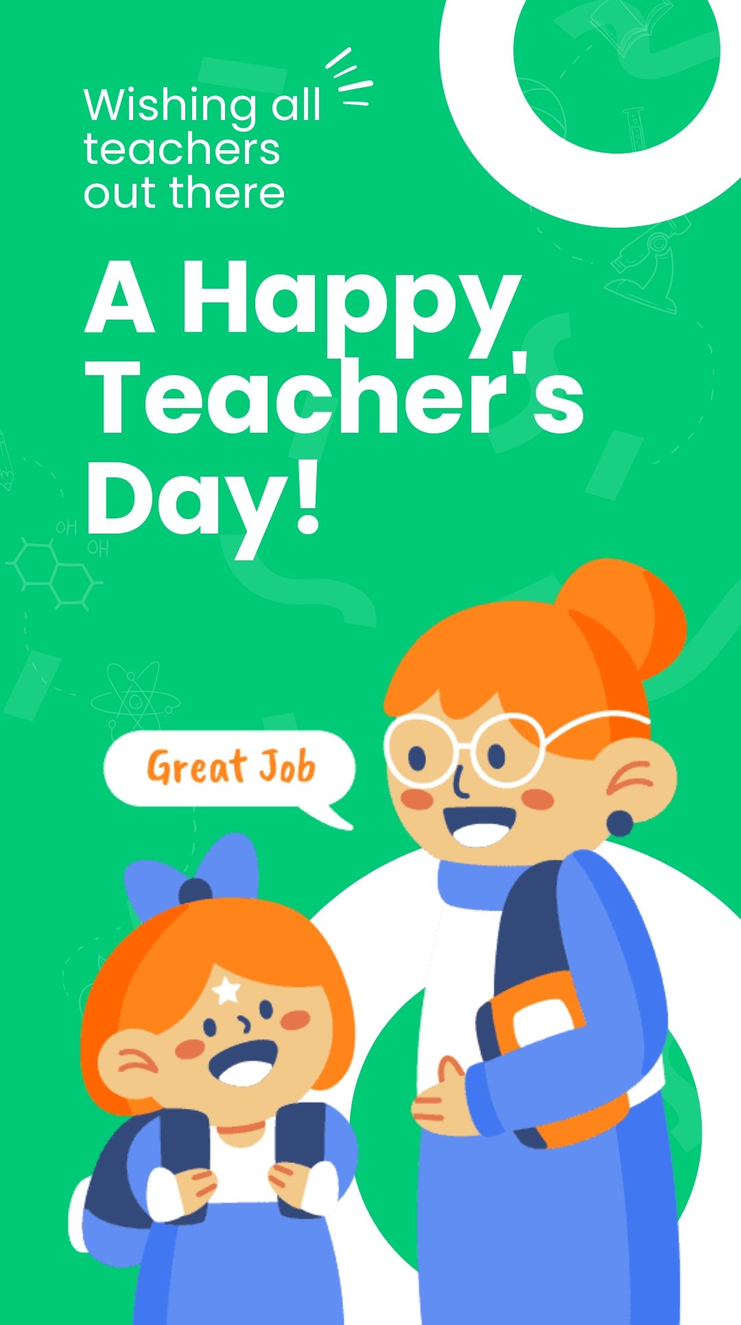 Happy Teacher's Day Instagram Story Template