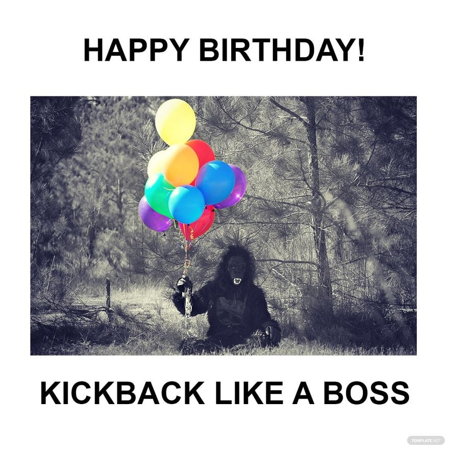 FREE Happy Birthday Meme Template - Download in Illustrator, Photoshop, JPG, GIF, PNG, JPEG