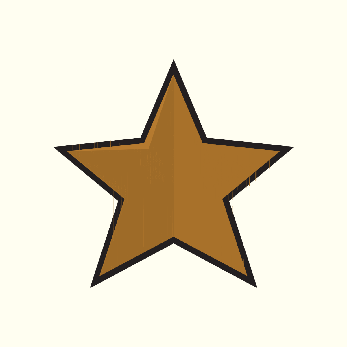 Rustic Star Vector