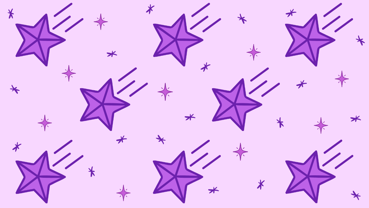 Free Purple Star Background