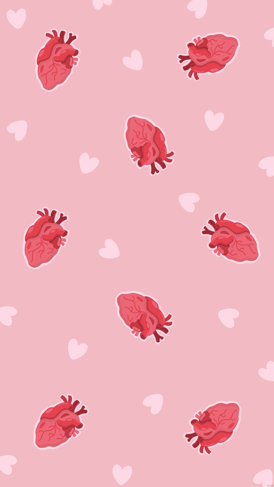 Free Human Heart Background in Illustrator, EPS, SVG, JPG