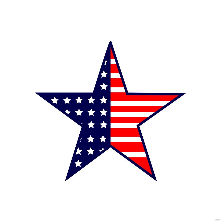 Premium Vector  Stars and stripes background with silhouette of a