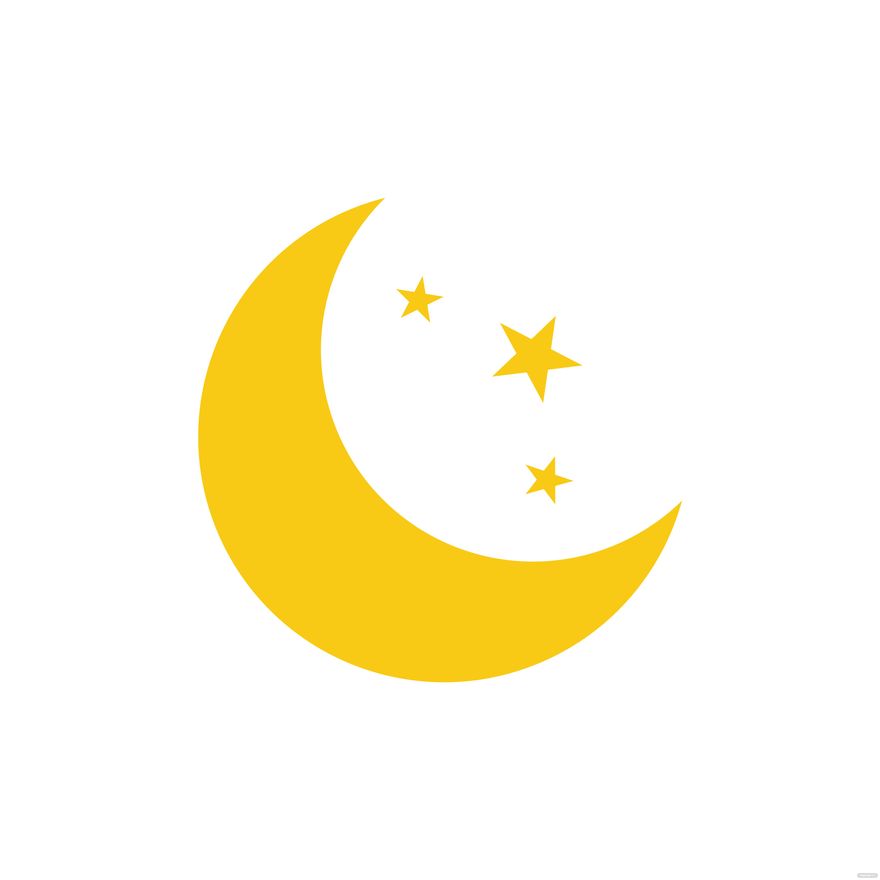 Free Crescent Moon and Star Vector - Download in Illustrator, EPS