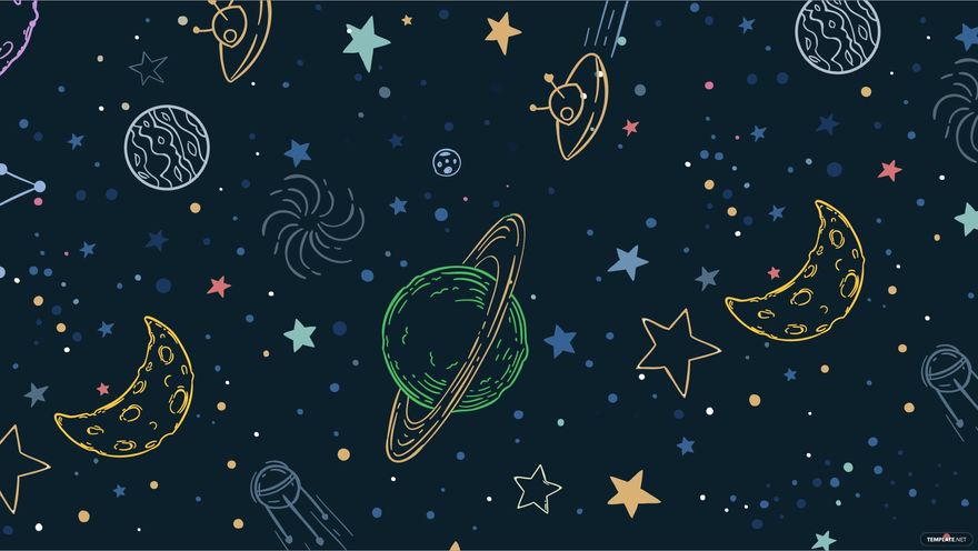 Outer Space Stars Background