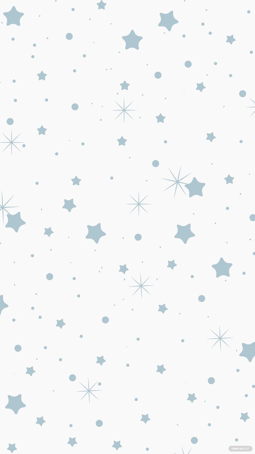 Free Pastel Blue Star Background in Illustrator, EPS, SVG, JPG