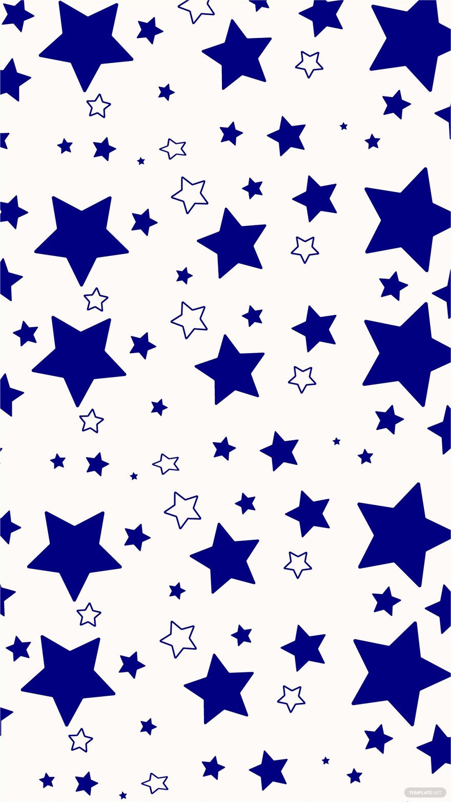 Free Navy Stars Background - EPS, Illustrator, JPG, SVG 