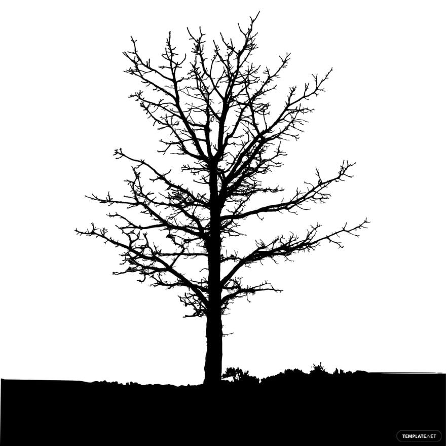 Free Tree Trunk Silhouette in Illustrator, PSD, EPS, SVG, JPG, PNG