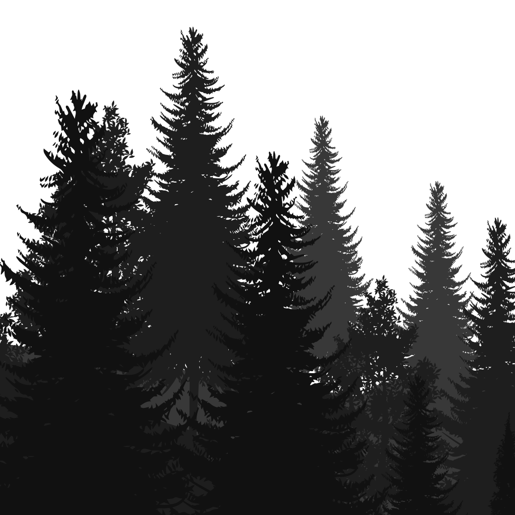 forest silhouette png