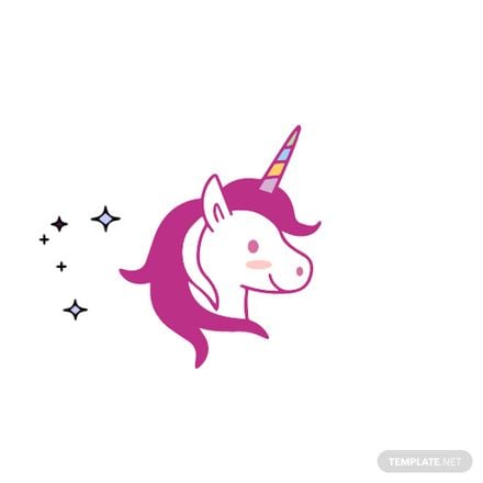 Free Unicorn Colorful Animated Stickers - After Effects, GIF 