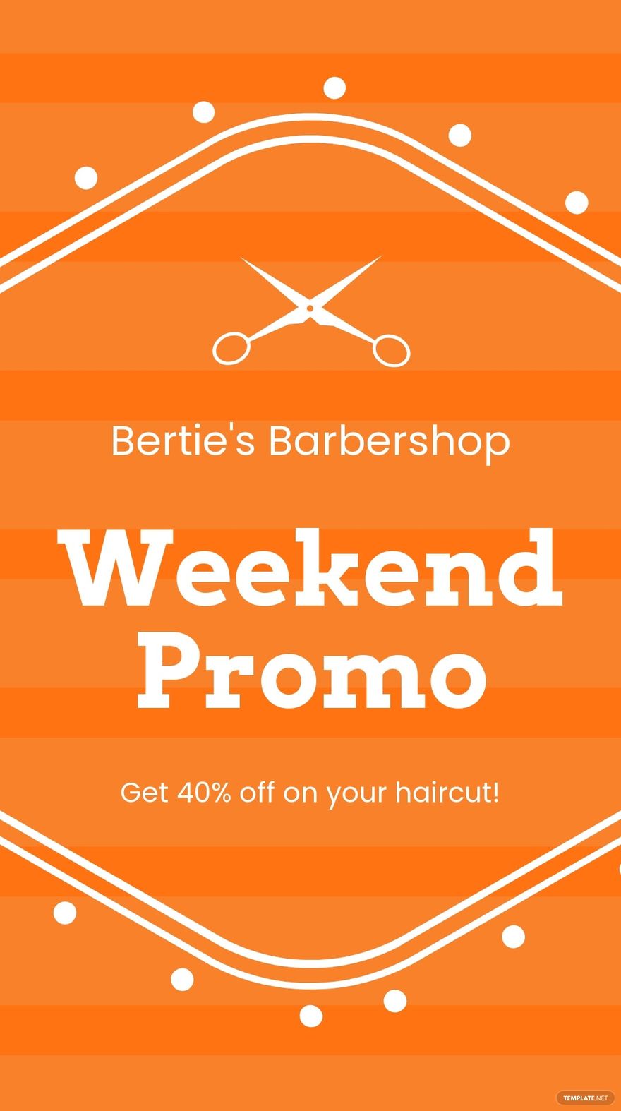 Barber Shop Promotion Instagram Story Template