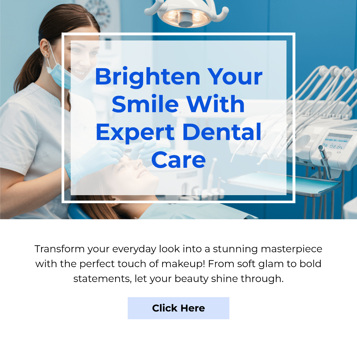 Free Dentist Instagram Post Template to Edit Online
