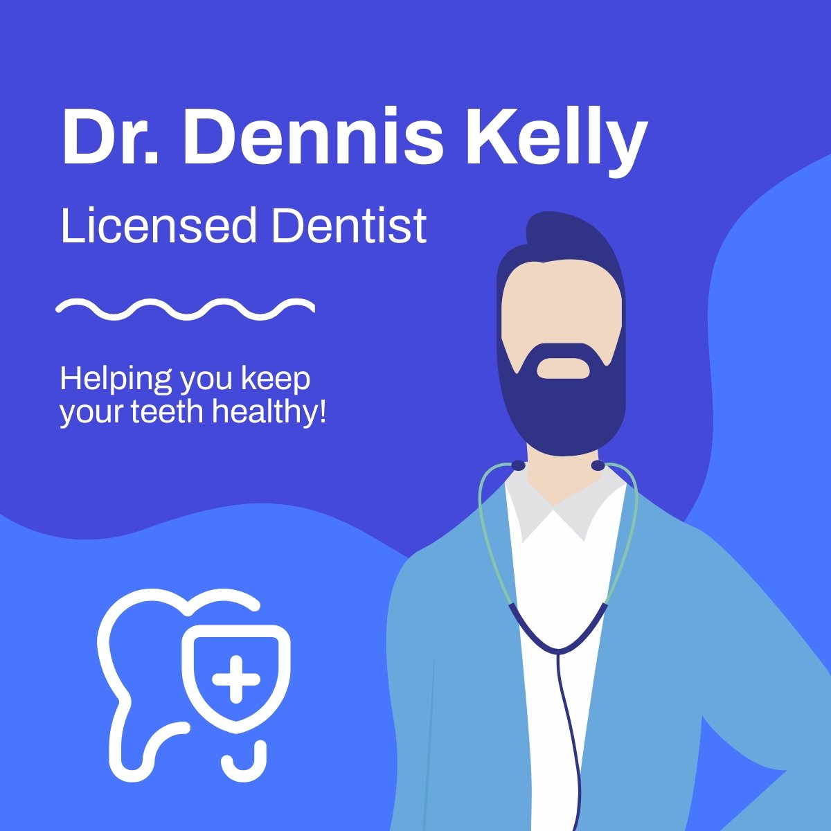 Free Dentist Linkedin Post Template