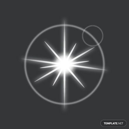 Blinking Star Vector in Illustrator, EPS, SVG, JPG, PNG
